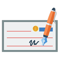 捐款方法：支票捐款